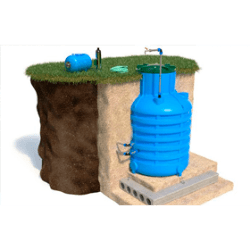 Пластиковый кессон - обустройство скважины