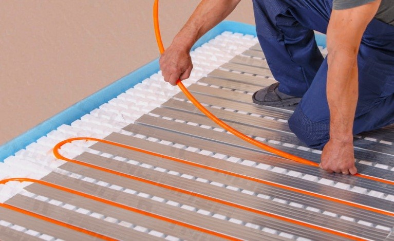 Монтаж теплого пола
